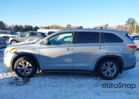 2015 Toyota Highlander Xle V6 из США, поврежденный, VIN 5TDJKRFH2FS080343